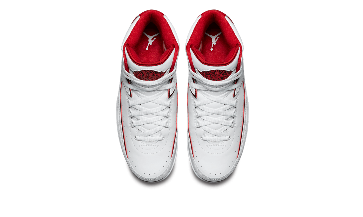 Air Jordan 2 Retro "White/Varsity Red" 385475 102
