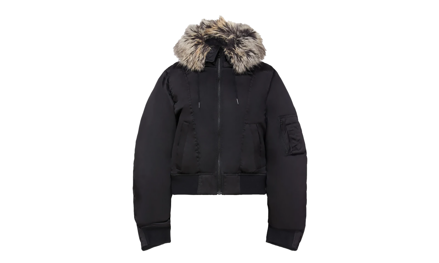 Fur Bomber WMNS "Black" AO4597