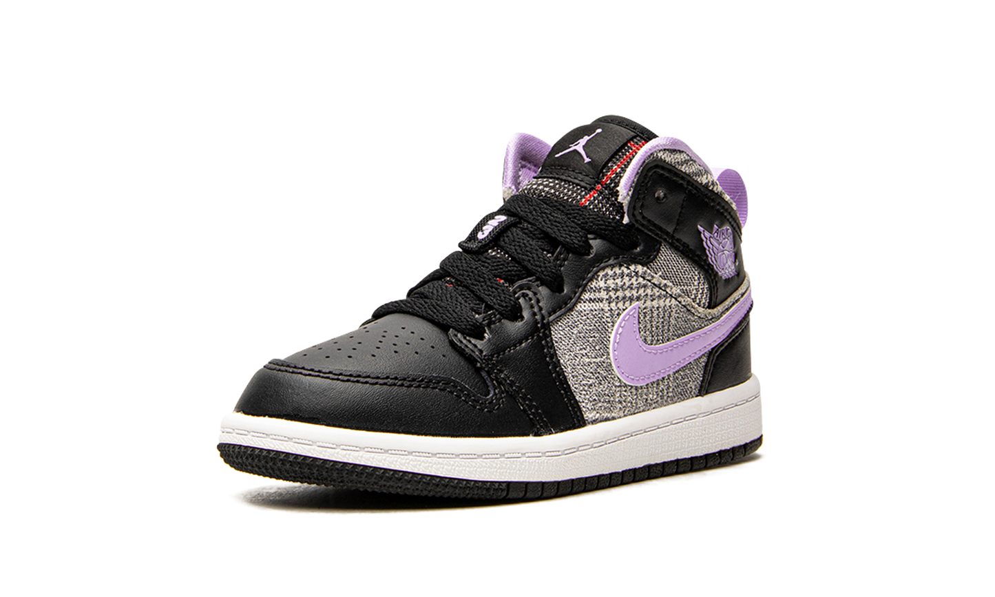 Air Jordan 1 Mid SE PS "Houndstooth" DC7227 015