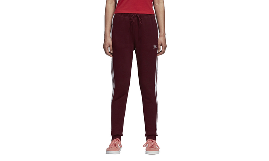Trefoil Cuffed Track Pants "Maroon / White" DH3147