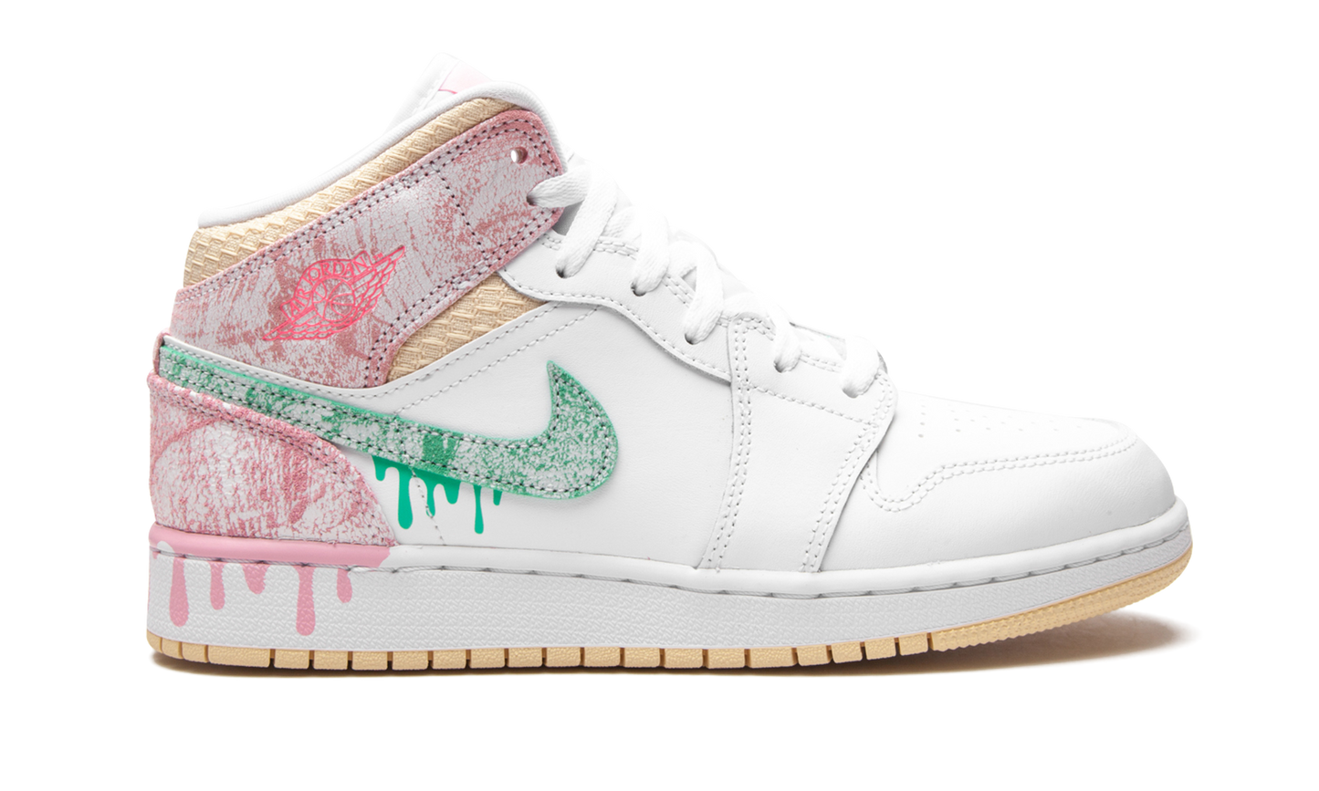 Air Jordan 1 Mid SE GS "Ice Cream" DD1666 100