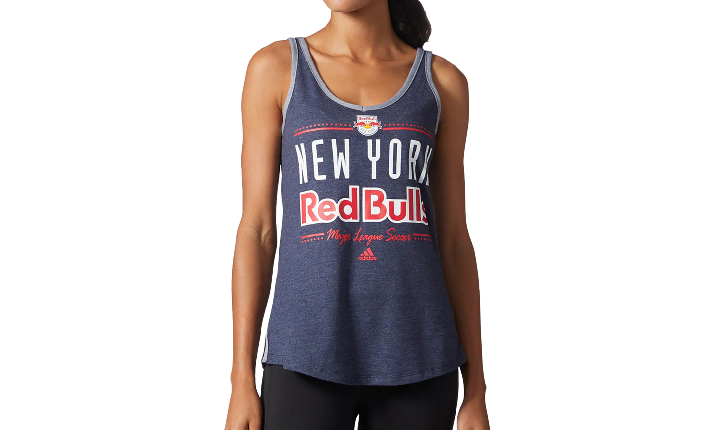 New York Red Bulls V-Neck Tank Top "Blue Heather" BU2612