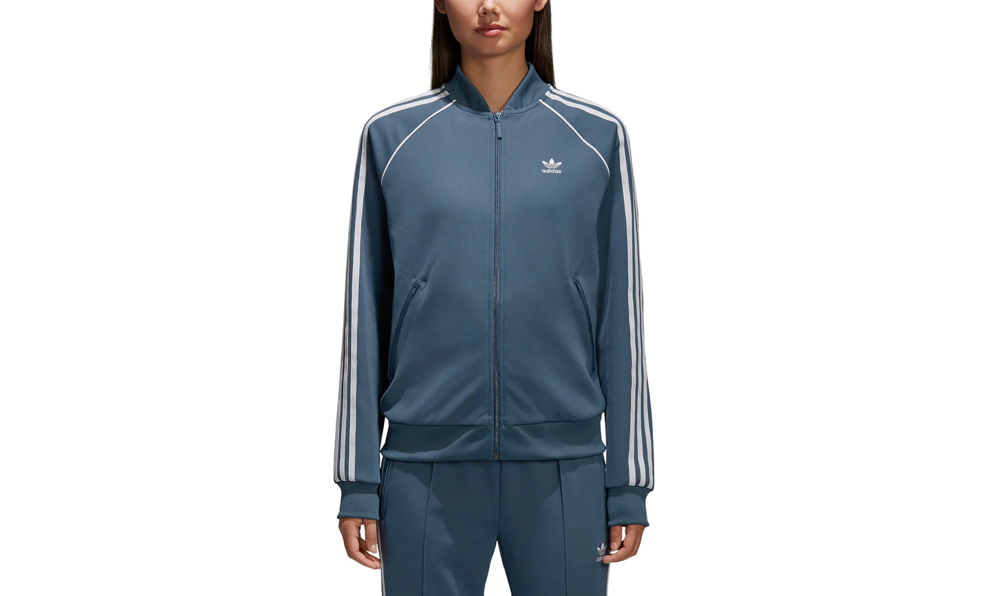 Superstar Track Top "Dark Steeel / White" CE2394