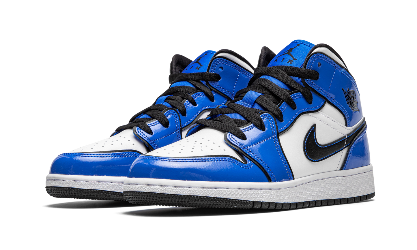 Air Jordan 1 Mid SE GS "Signal Blue" BQ6931 402