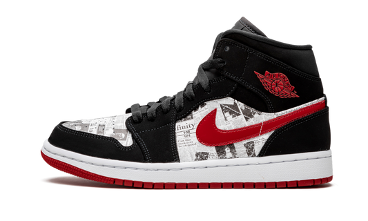 Air Jordan 1 Mid SE "Newspaper Air Times" 852542 061