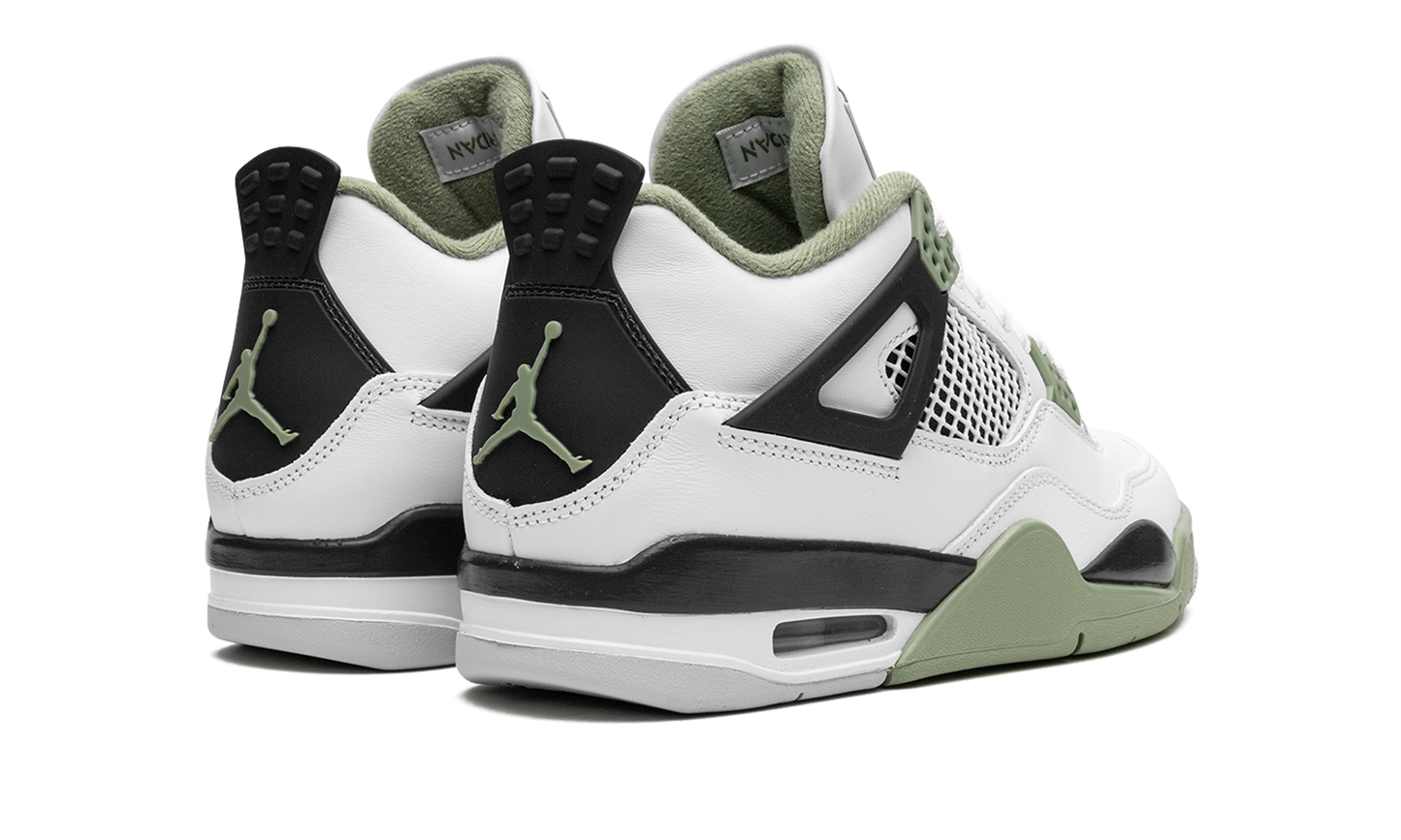 Air Jordan 4 Retro WMNS "Seafoam Oil Green" AQ9129 103