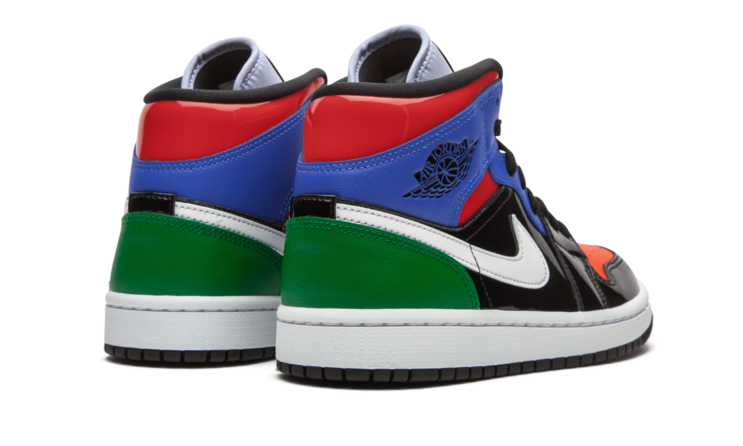 AIR JORDAN 1 MID SE WMNS "Multicolor Patent" CV5276 001