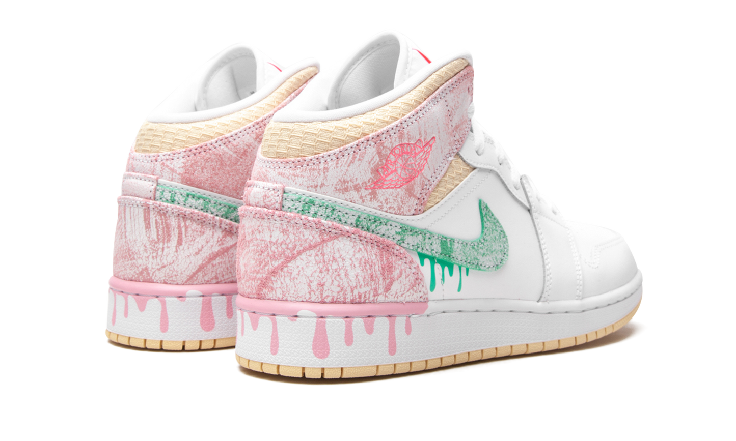 Air Jordan 1 Mid SE GS "Ice Cream" DD1666 100