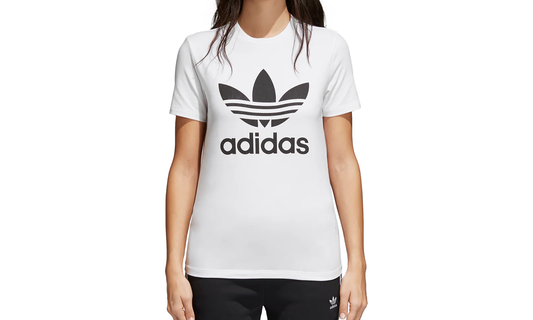 Trefoil Tee Shirt "White / Black" CV9889