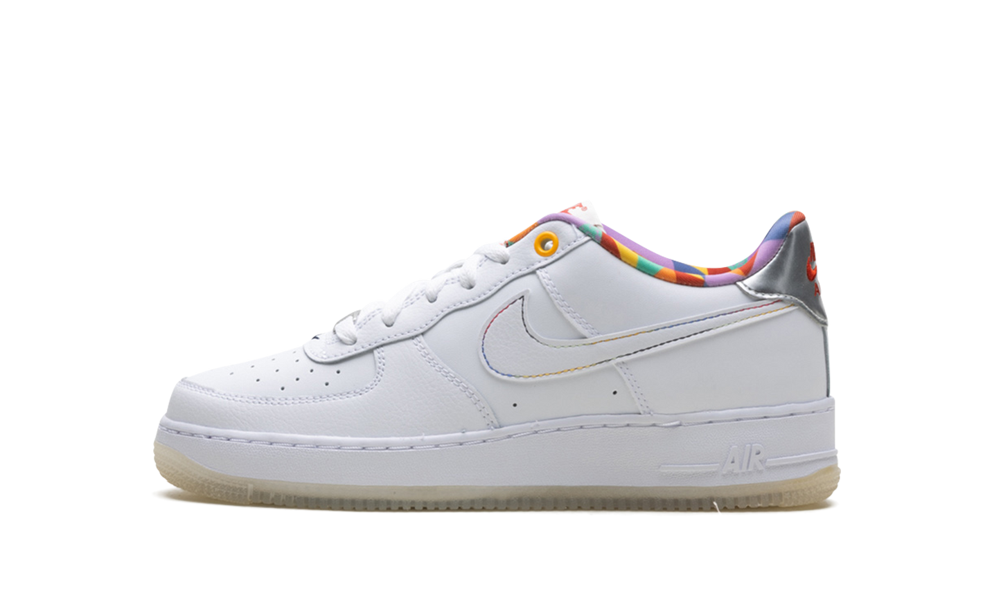 Air Force 1 Low LV8 GS "White Playful Print" FN8912 111