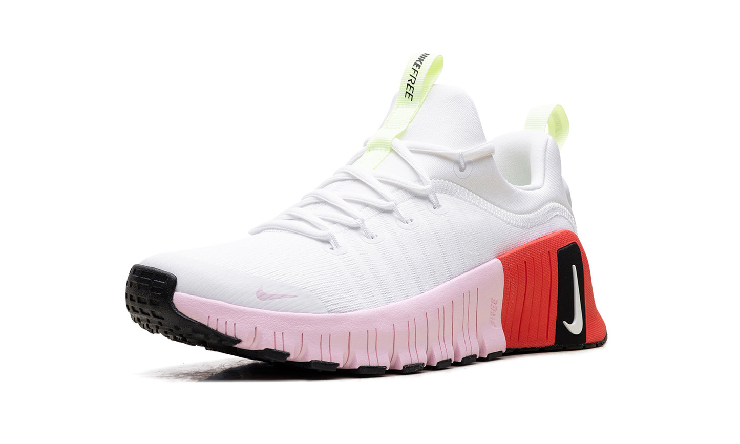 Free Metcon 6 WMNS "White Barely Volt Bright Crimson Pink Foam" IB4526 100