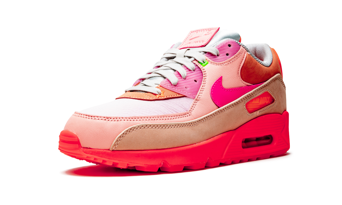 AIR MAX 90 PRM WMNS "Platinum Crimson/Bright Purple" CT3449 600