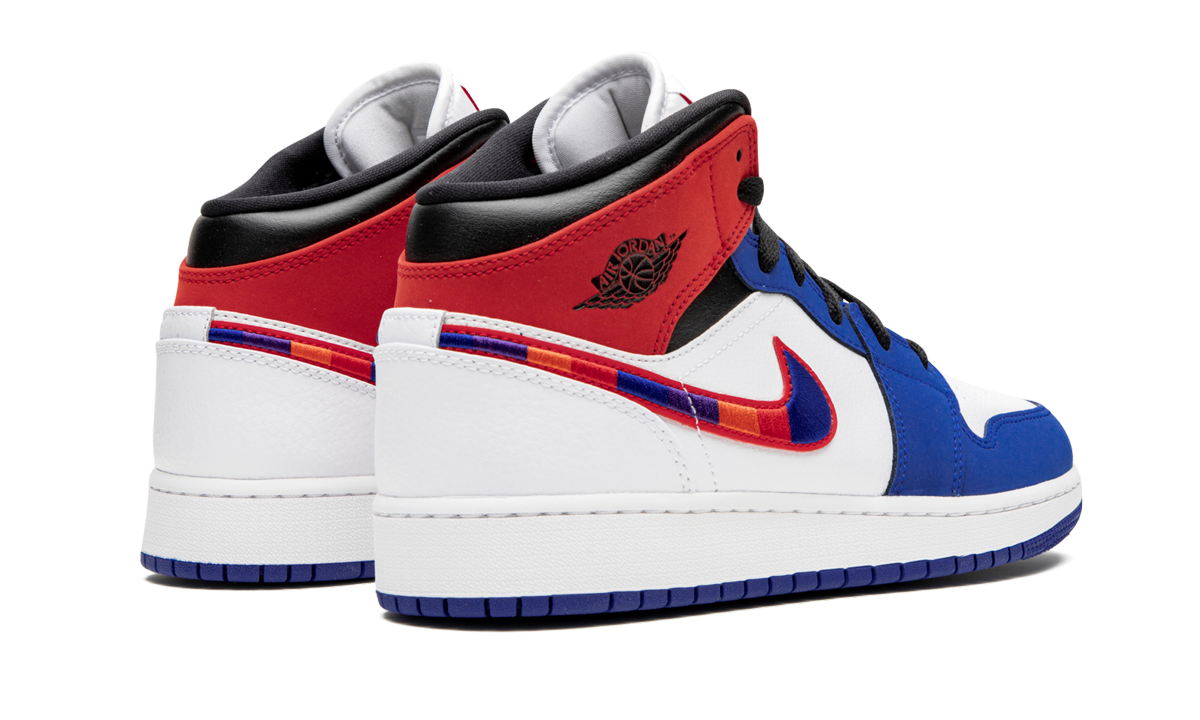 Air Jordan 1 Mid SE GS "Multicolor Swoosh" BQ6931 146