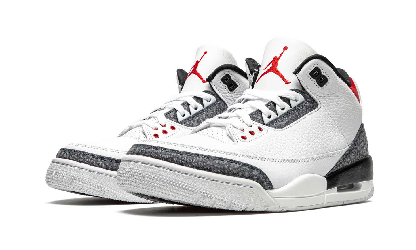 Air Jordan 3 Retro SE-T Denim "Japan Exclusive - Fire Red" CZ6433 100