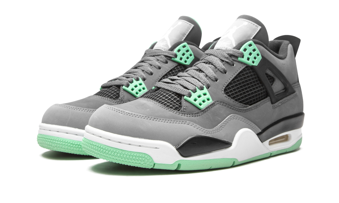 Air Jordan 4 Retro "Green Glow" 308497 033
