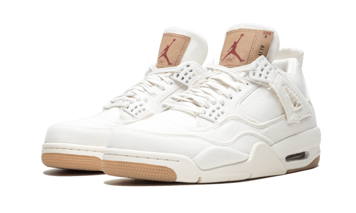 Air Jordan 4 Retro Levis NRG "White Denim" AO2571 100