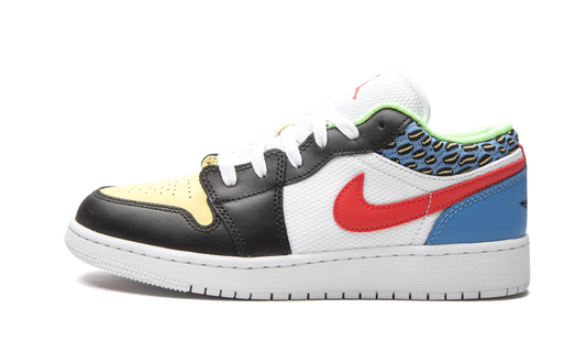 Air Jordan 1 Low GS "White Mesh / Multicolor" DH5927 006