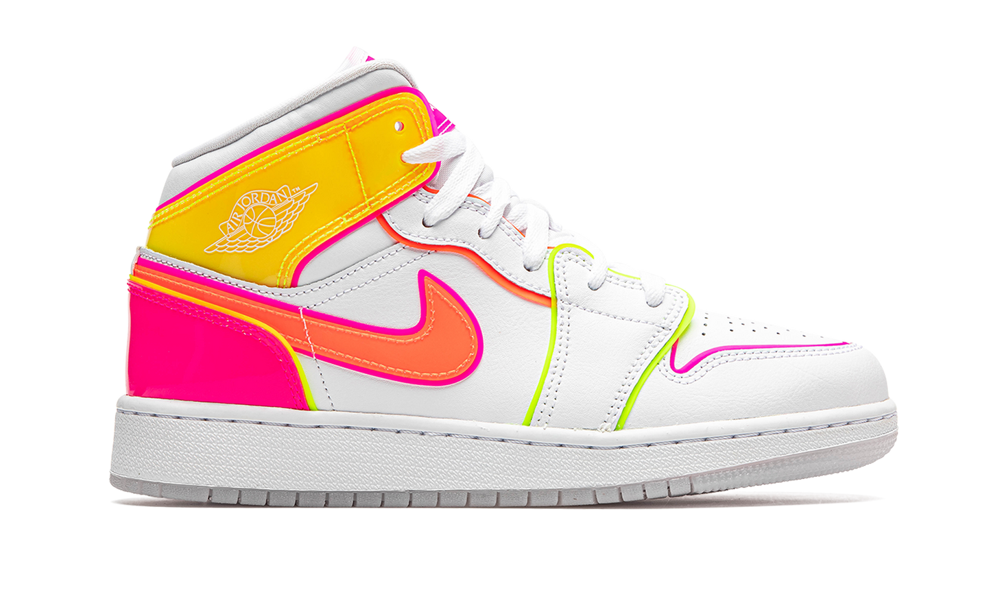 Air Jordan 1 Mid GS "Edge Glow" CV4611 100