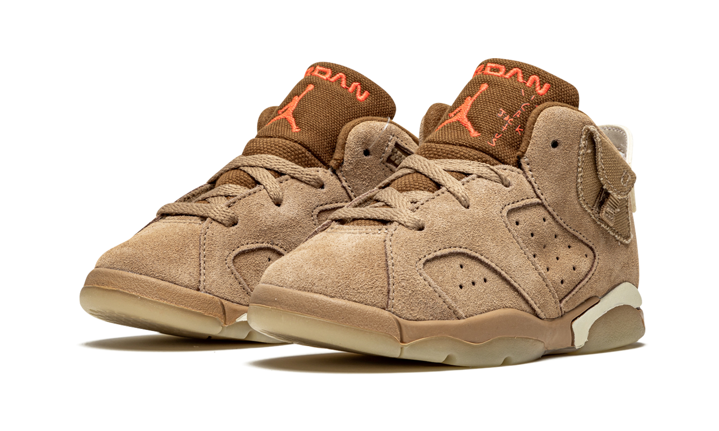 Air Jordan 6 Retro TD "Travis Scott - British Khaki" DH0692 200