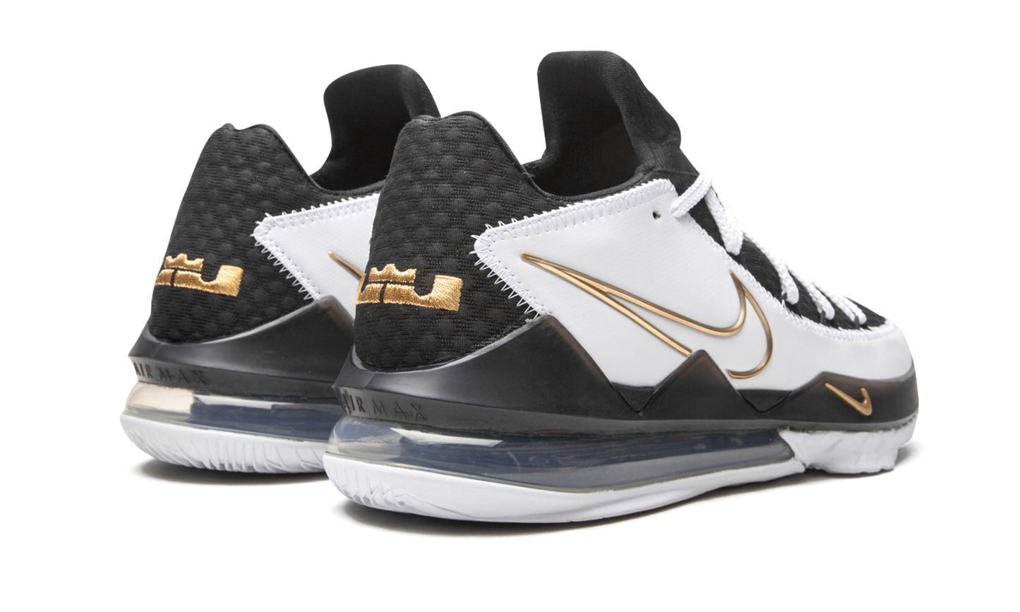LeBron 17 Low "Black / White / Metallic Gold" CD5007 101