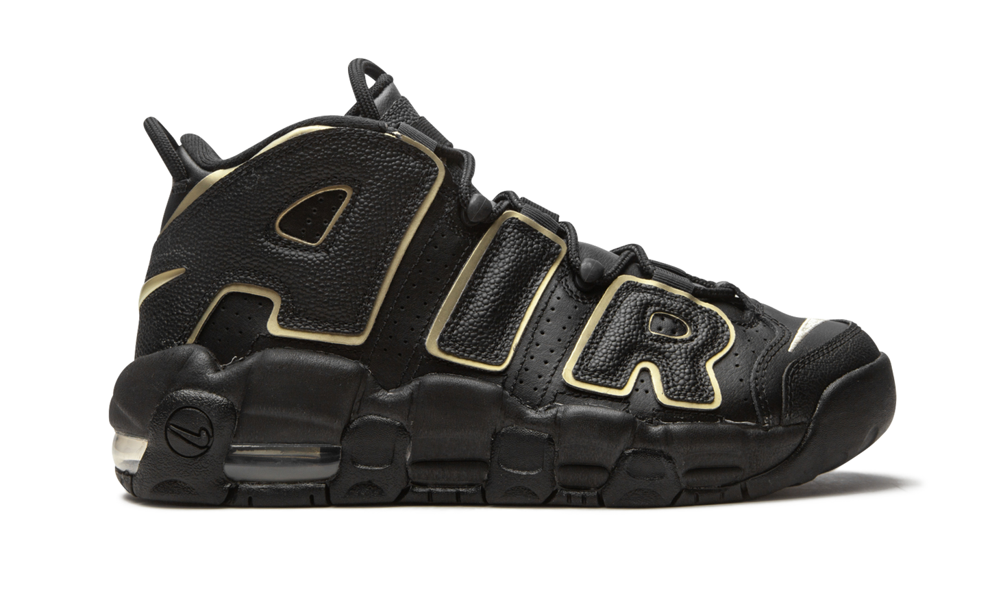 Air More Uptempo GS "Black / Gold" DD3038 001