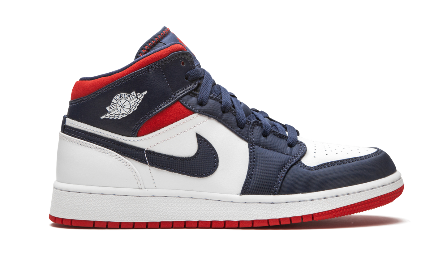 Air Jordan 1 Mid SE GS "USA" BQ6931 104