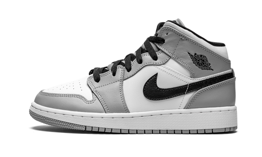 Air Jordan 1 Mid GS "Light Smoke Grey" 554725 092