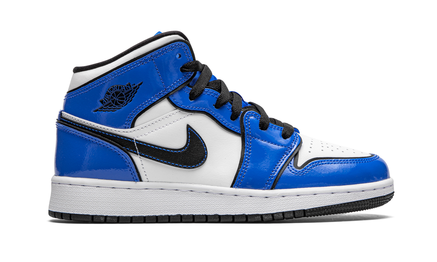 Air Jordan 1 Mid SE GS "Signal Blue" BQ6931 402