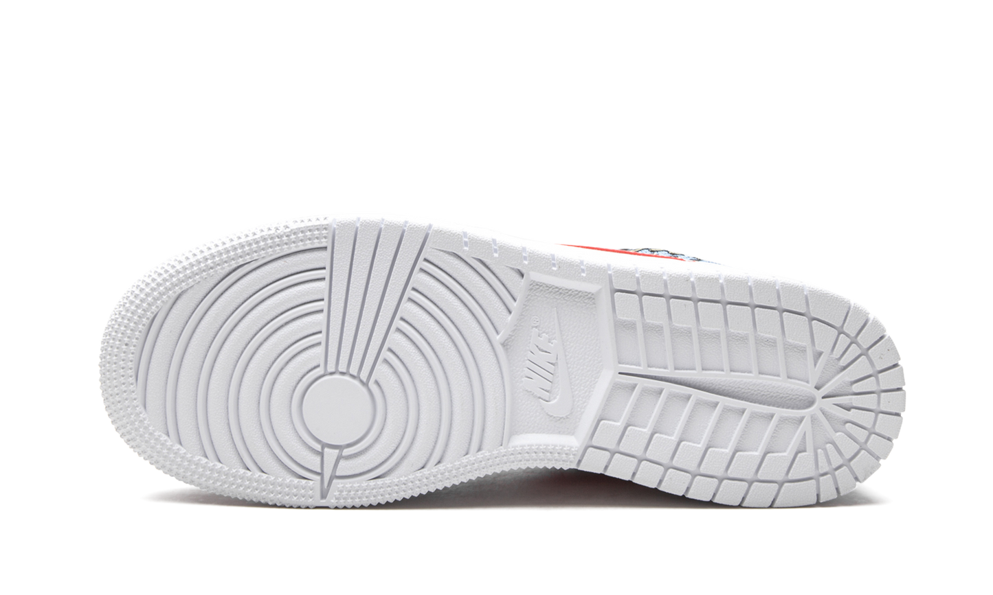 Air Jordan 1 Low GS "White Mesh / Multicolor" DH5927 006