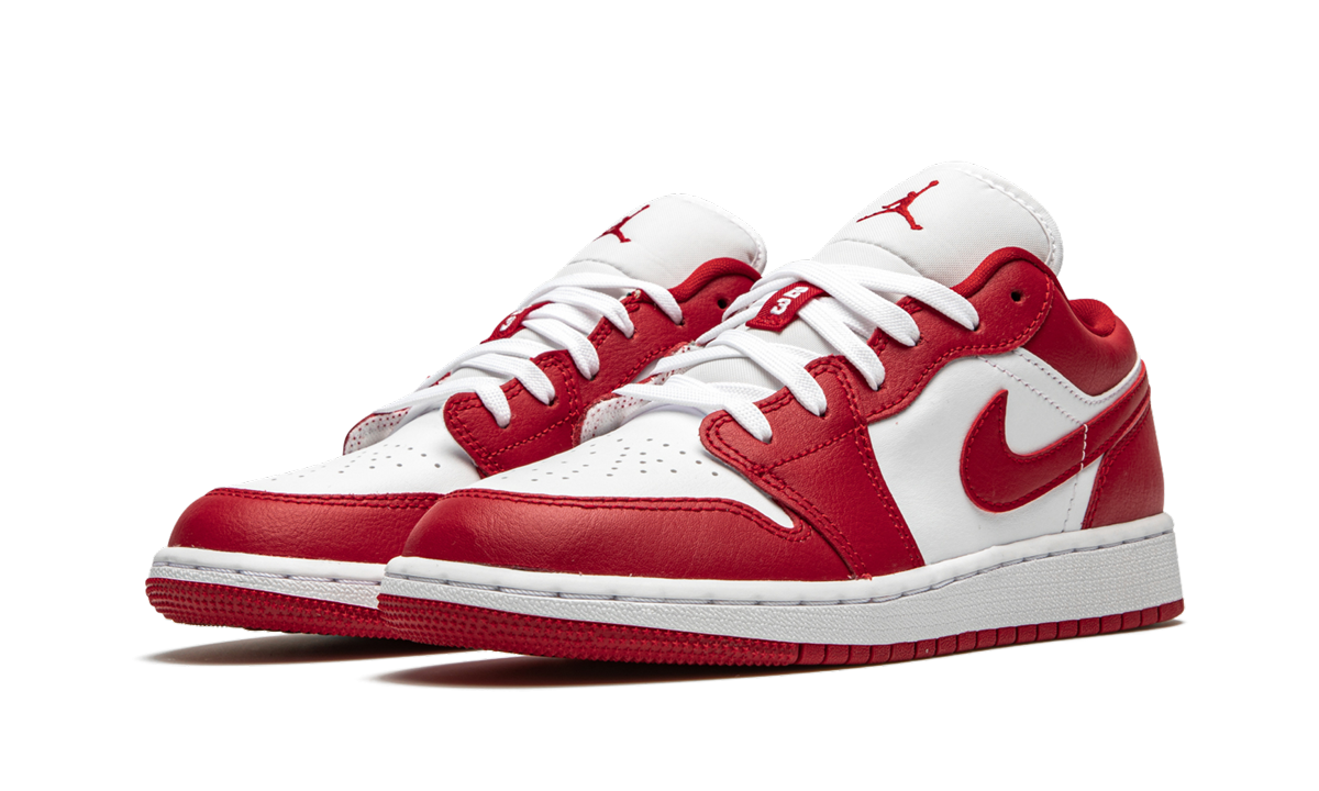 Air Jordan 1 Low GS "Gym Red/White" 553560 611