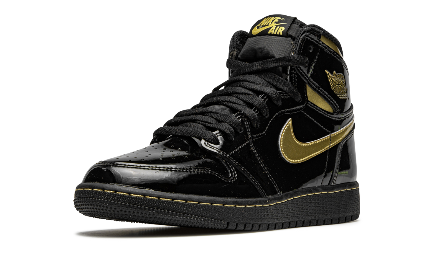 Air Jordan 1 Retro High OG GS "Black Metallic Gold" 575441 032
