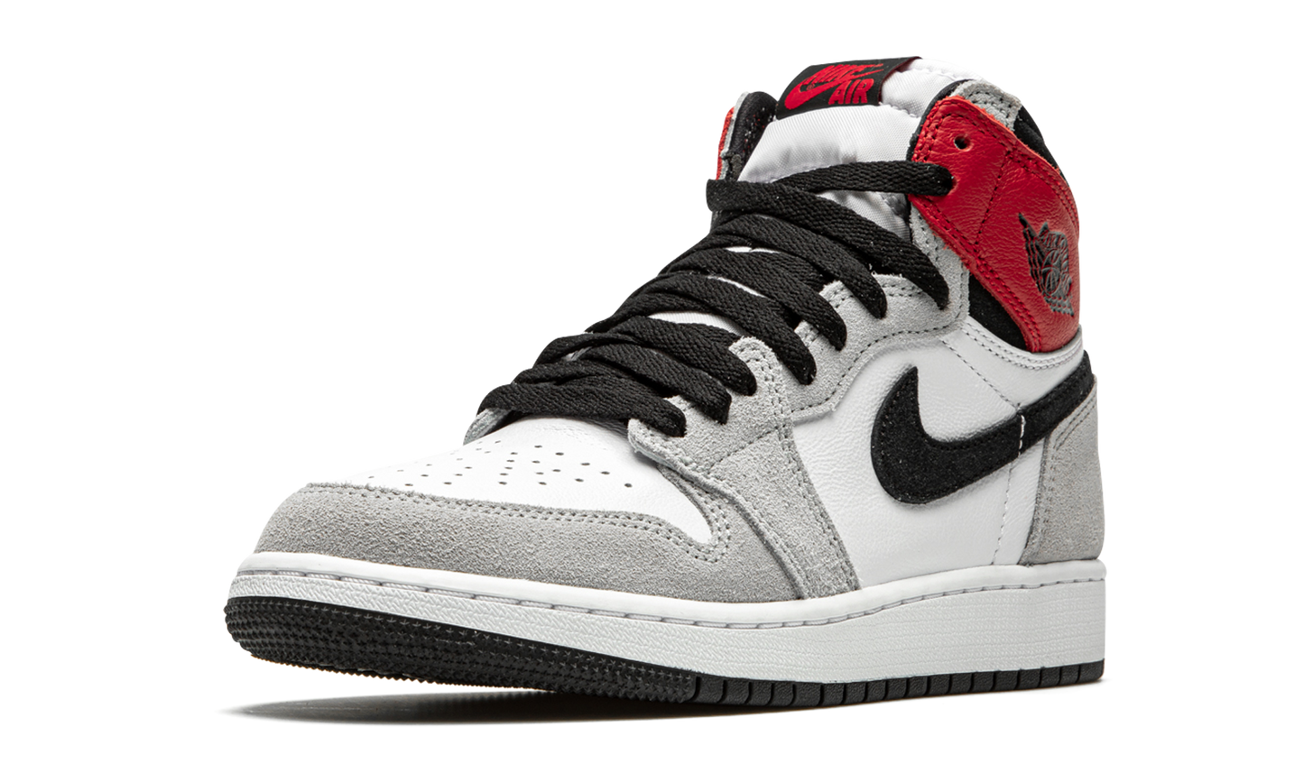 Air Jordan 1 Retro High OG GS "Light Smoke Grey" 575441 126