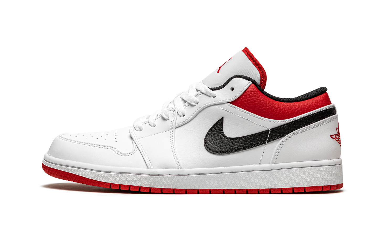 Air Jordan 1 Low "White University Red" 553558 118