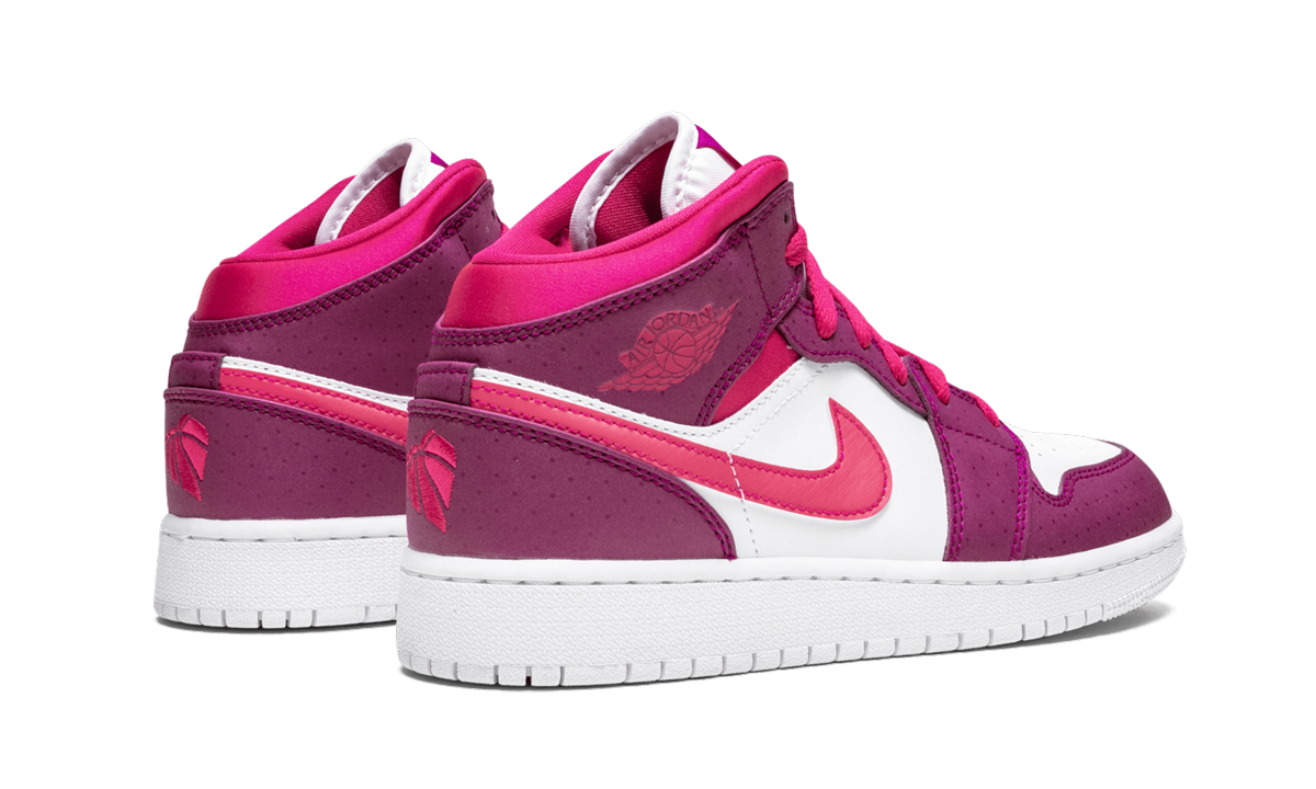Air Jordan 1 Mid GS "True Berry" 555112 661