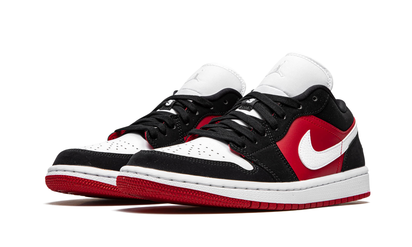 AIR JORDAN 1 LO WMNS "Black / White / Gym Red"