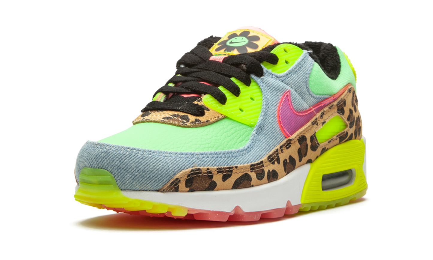 W Air Max 90 LX "Denim Leopard Print" CW3499 300