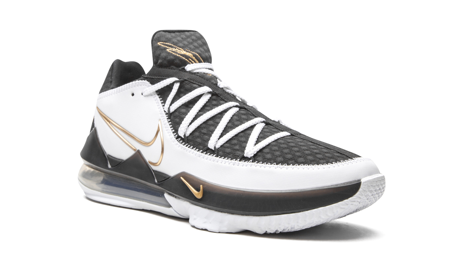 LeBron 17 Low "Black / White / Metallic Gold" CD5007 101