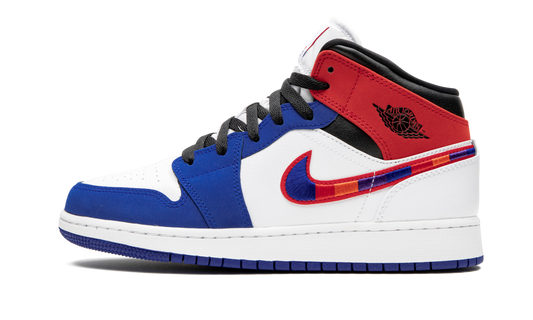 Air Jordan 1 Mid SE GS "Multicolor Swoosh" BQ6931 146
