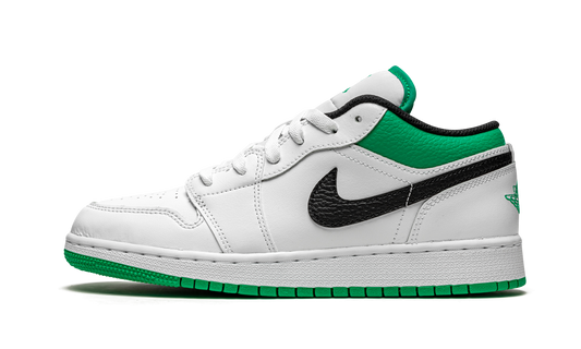 Air Jordan 1 Low GS "White / Stadium Green" 553560 129