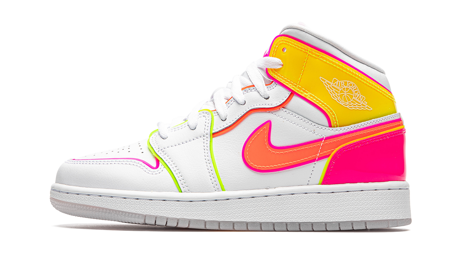 Air Jordan 1 Mid GS "Edge Glow" CV4611 100
