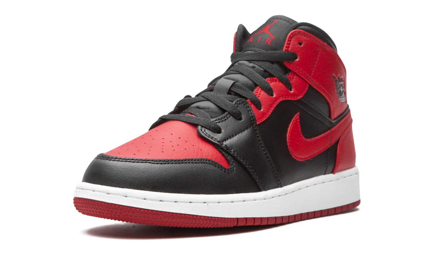 Air Jordan 1 Mid GS "Banned 2020" 554725 074