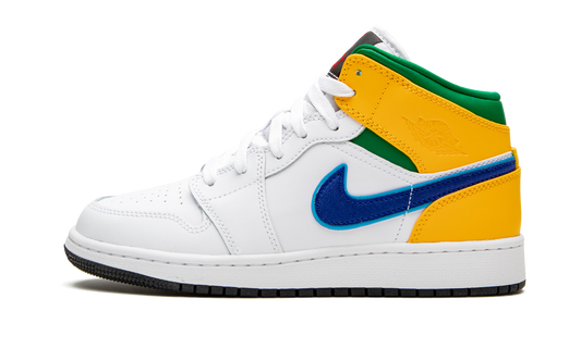 Air Jordan 1 MID GS "Three Peat" 554725 128