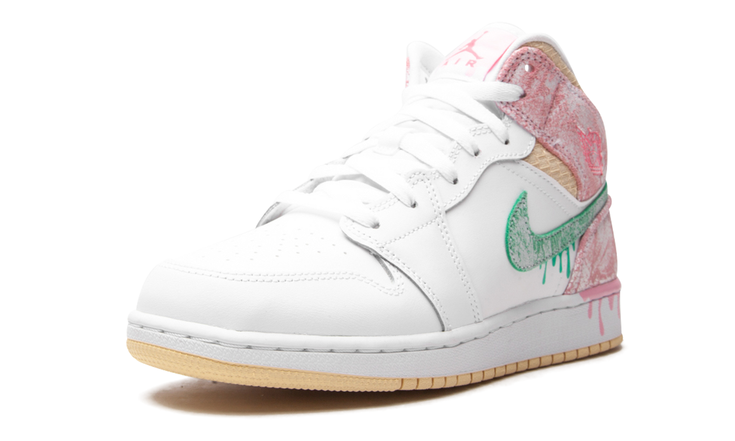 Air Jordan 1 Mid SE GS "Ice Cream" DD1666 100