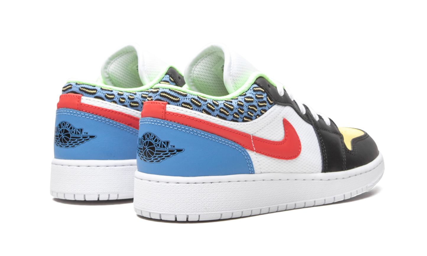 Air Jordan 1 Low GS "White Mesh / Multicolor" DH5927 006