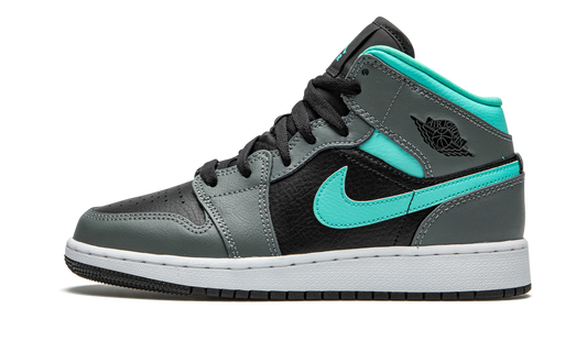 Air Jordan 1 Mid GS "Grey / Aqua"