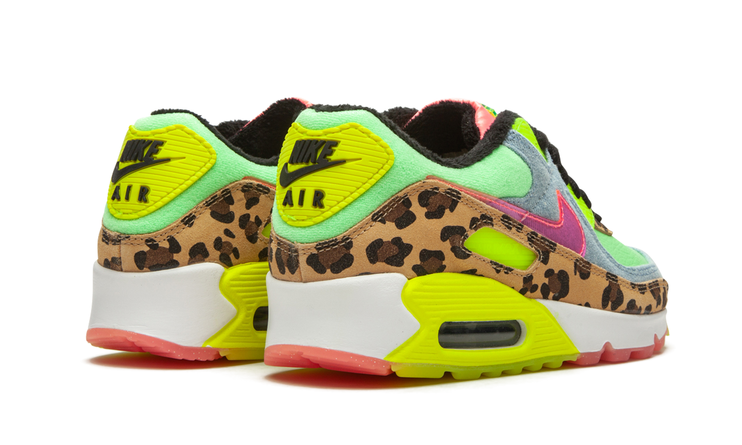 W Air Max 90 LX "Denim Leopard Print" CW3499 300