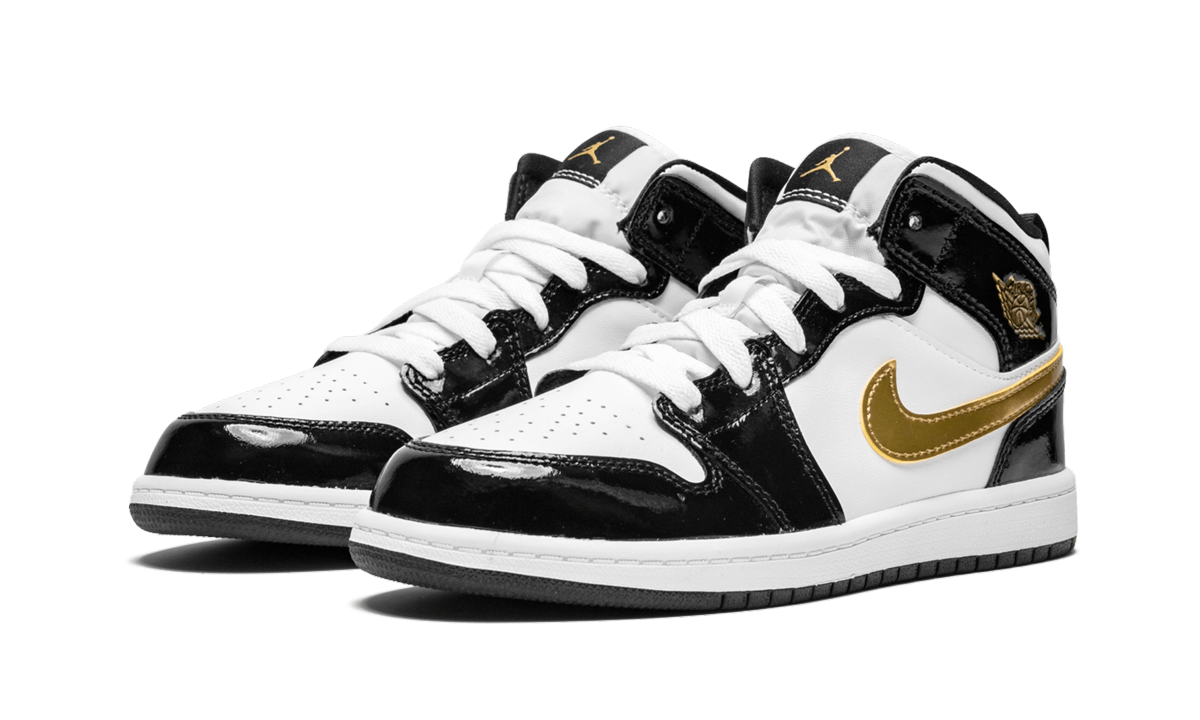 Jordan 1 MID SE PS "Black/Gold" BQ6932 007
