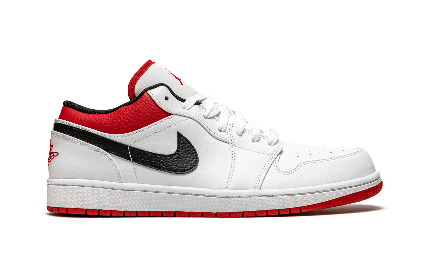 Air Jordan 1 Low "White University Red" 553558 118