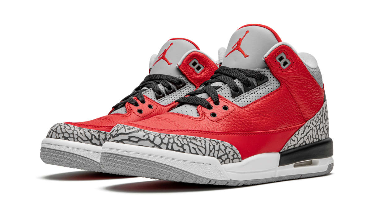 Air Jordan 3 Retro GS "Red Cement/Unite" CQ0488 600