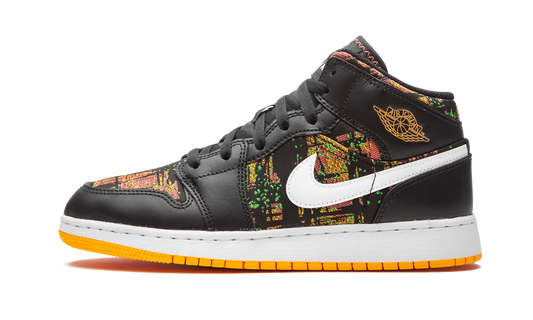 Air Jordan 1 Mid GS "Black / Laser Orange"